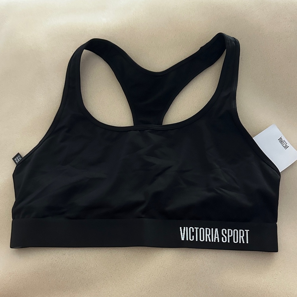 Victoria’s Secret Sport Black The Player Racerback Sports Bra